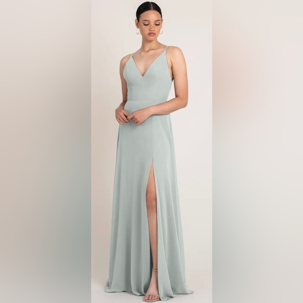 Jenny Yoo Martinique Dress in Morning Mist Size 2